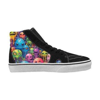 MEN'S Aliens  Tie Dye High Top Canvas Vivid Sneakers