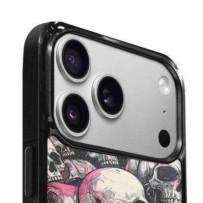 iPhone 17 Pro Case — Rainbow From Skulls Mouth Black Gothic, Custom Printed Phone Case