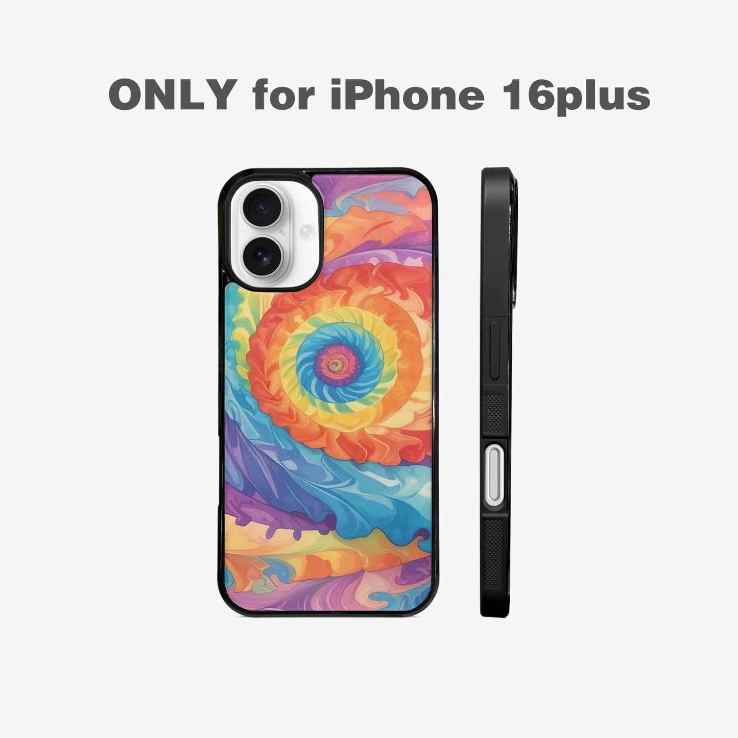 iPhone 16 Plus Case — Tie Dye Swirls Tie Dye Swirls, Original Design Phone Case