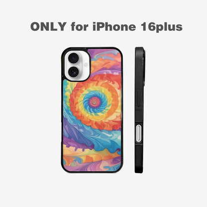 iPhone 16 Plus Case — Tie Dye Swirls Tie Dye Swirls, Original Design Phone Case