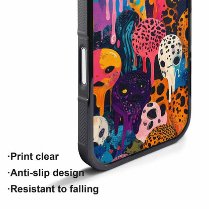 iPhone 17 Air Case — Melting Aliens Pattern Hundreds Of Alien, Custom Made Phone Cover