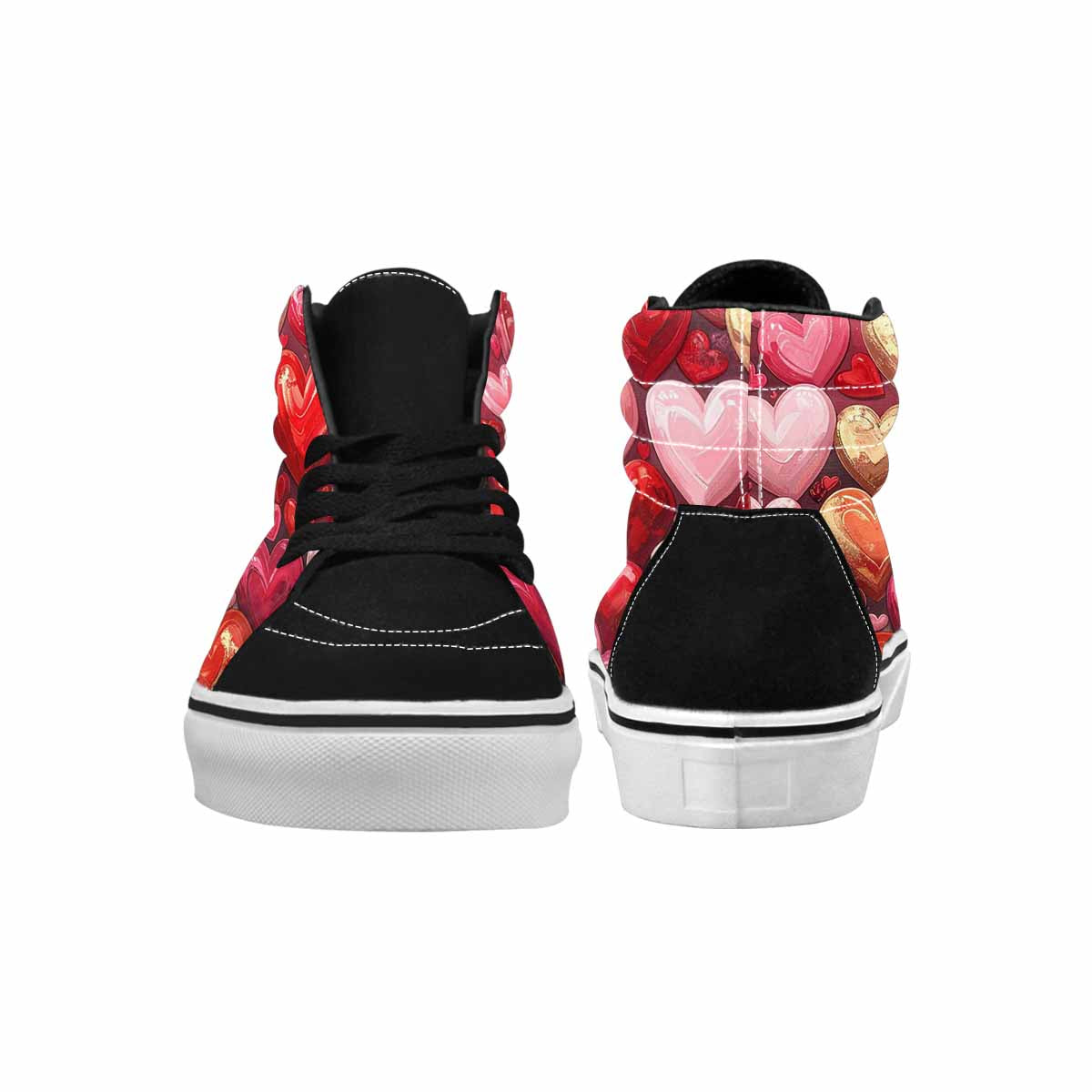 WOMEN'S No Words Or High Top Canvas Grunge Sneakers