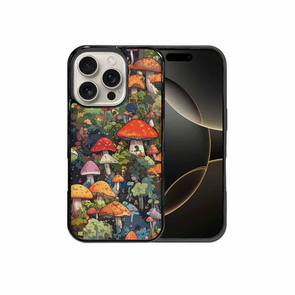 iPhone 16 Pro Case — Mushrooms Camomushrooms Patter Big, Custom Designed Case Cover