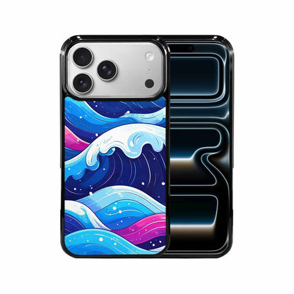 iPhone 17 Pro Max Case — Glossy Winter Wave Cartoon Cute, Custom Designed Case Cover
