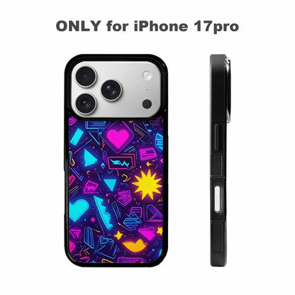 iPhone 17 Pro Case — Retro Motif Retro Motifs Pattern Retro, Personalized Phone Case