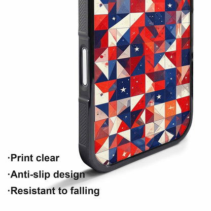 iPhone 17 Pro Case — Small American Flag Stars And Galaxy, Custom Phone Case