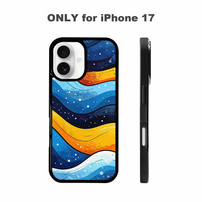 iPhone 17 Case — Glossy Winter Wave Cartoon Cute, Custom Made Phone Cover