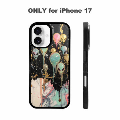 iPhone 17 Case — Aliens Marblemelting Aliens Pa Alien Scifi, Personalized Phone Case