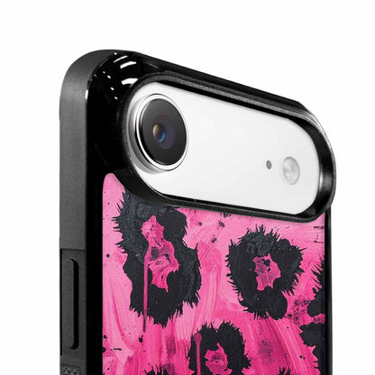 iPhone 17 Air Case — Black Pink Ink Animal Print Animal, Custom Designed Case Cover
