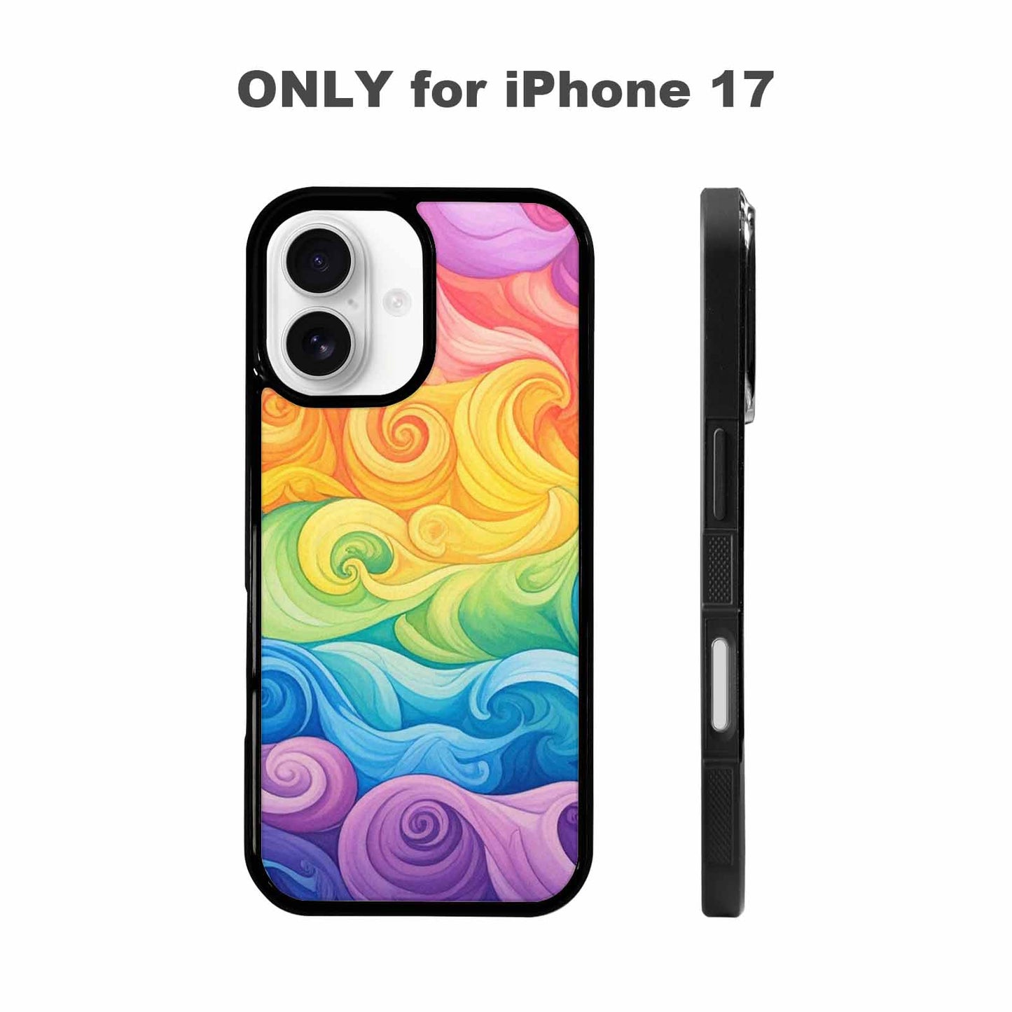 iPhone 17 Case — Tie Dye Swirls Tie Dye, Custom Made Phone Cover