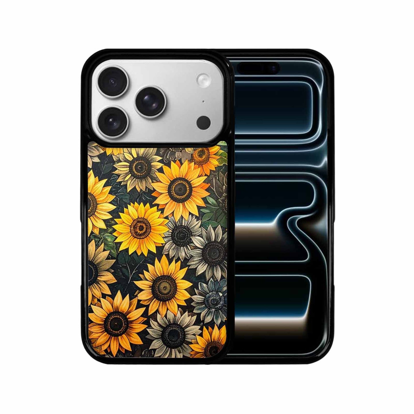 iPhone 17 Pro Case — Blend Melt Them Together Small Floral, Custom Print Case Cover
