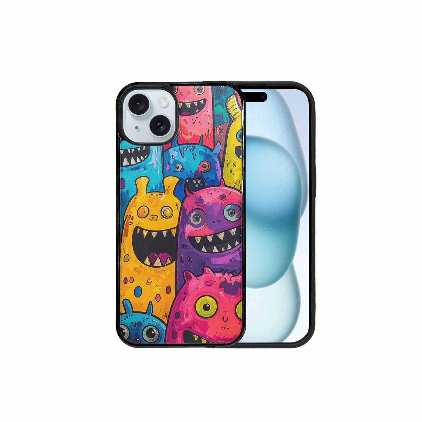 iPhone 15 Plus Case — Goofy Cartoon Monster, Personalized Phone Case
