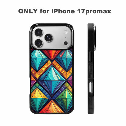 iPhone 17 Pro Max Case — Vintage Summer Diamond Retro Vintage, Custom Art Phone Cover