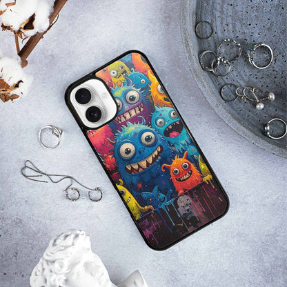 iPhone 16 Plus Case — Monsters General Cartoon Monst, Custom Designed Case Cover