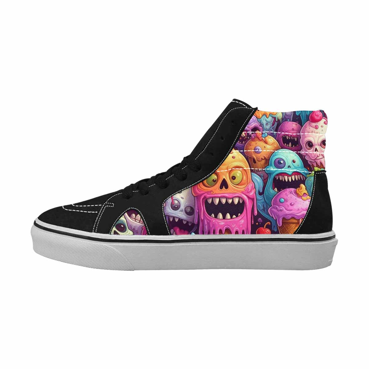 MEN'S Ice Cream Monsters  High Top Canvas Dreamcore Shoes