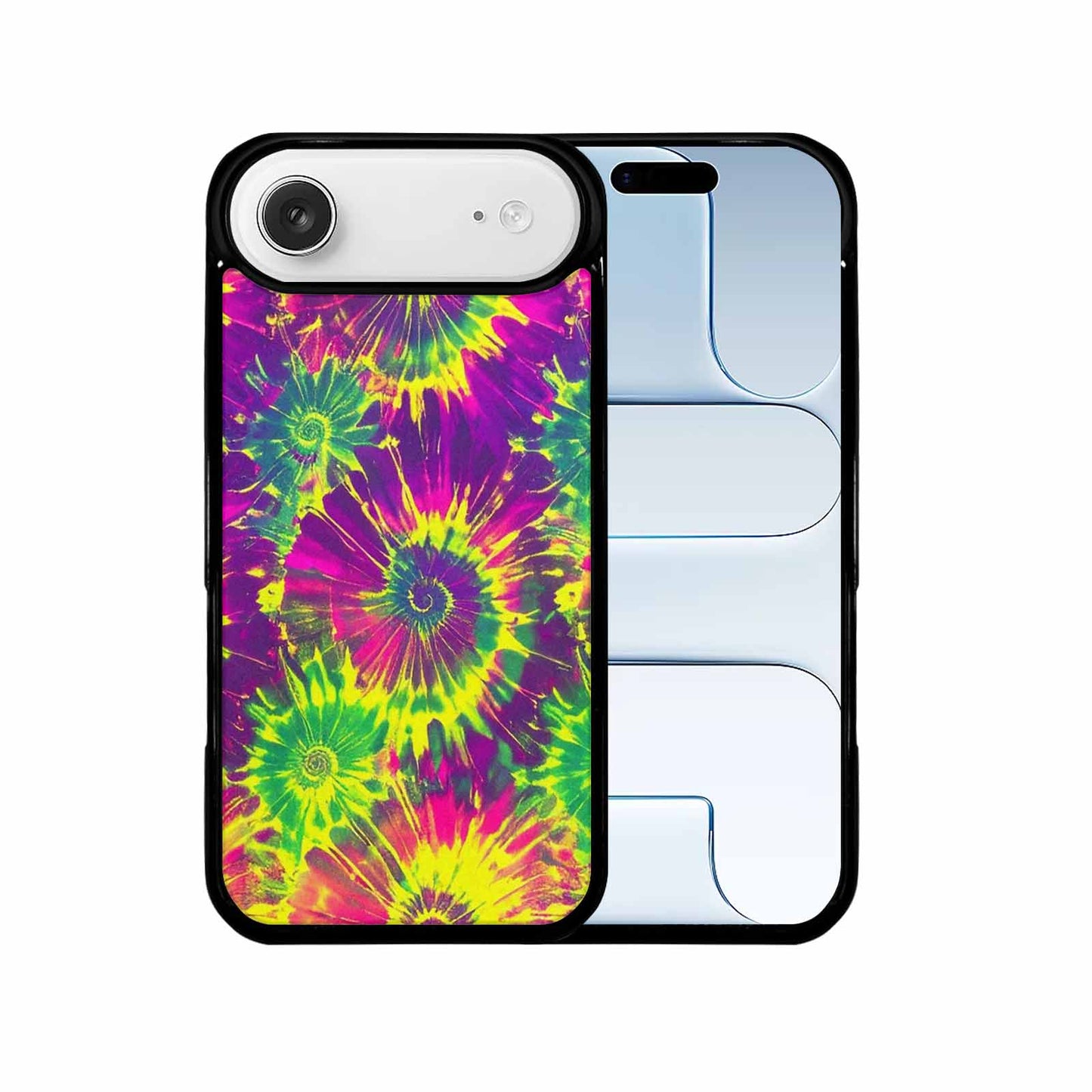 iPhone 17 Air Case — Tie Dye Neon Acid Blended Tie, Custom Designed Case Cover