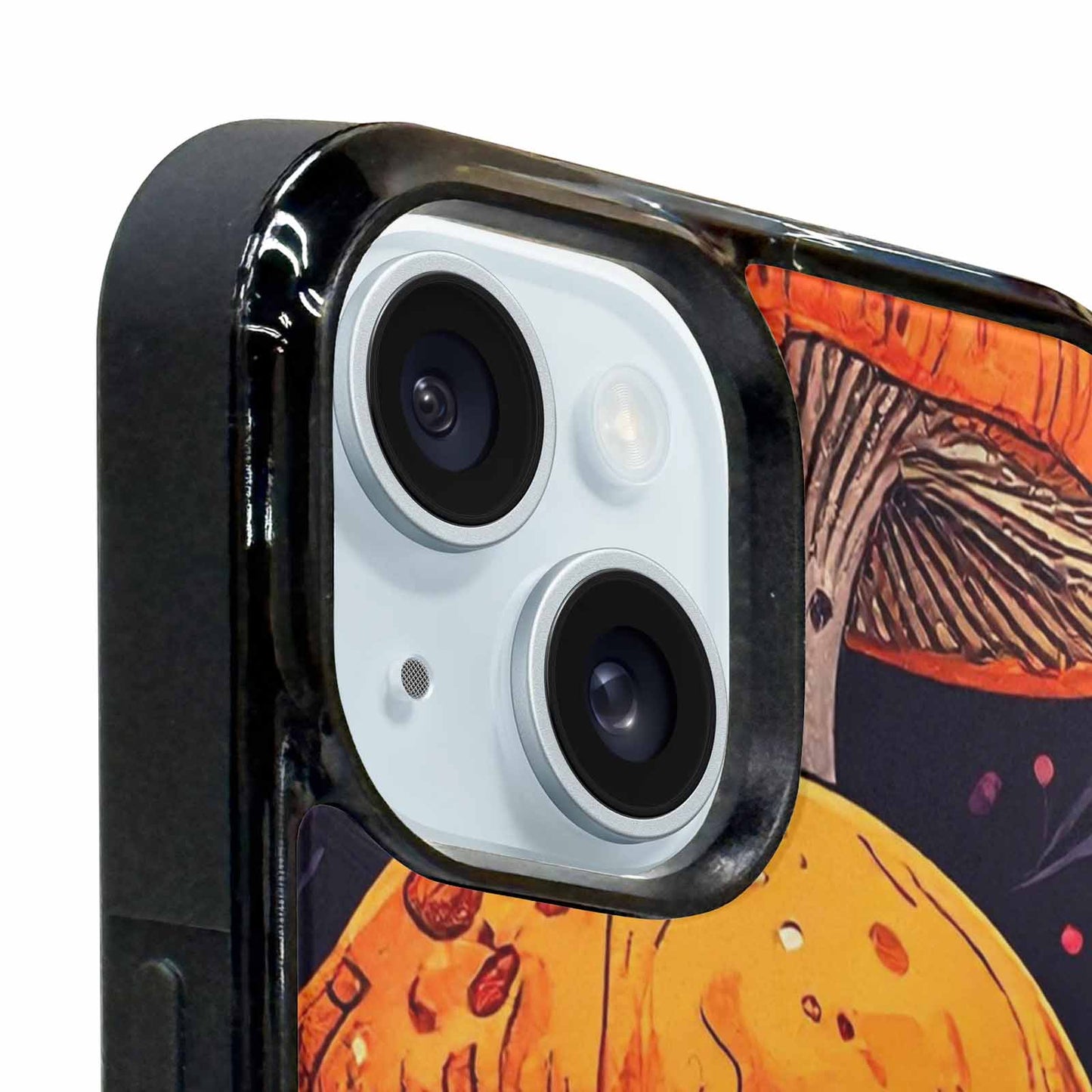 iPhone 15 Plus Case — Mushroom Skulls Custom, Custom Art Phone Cover