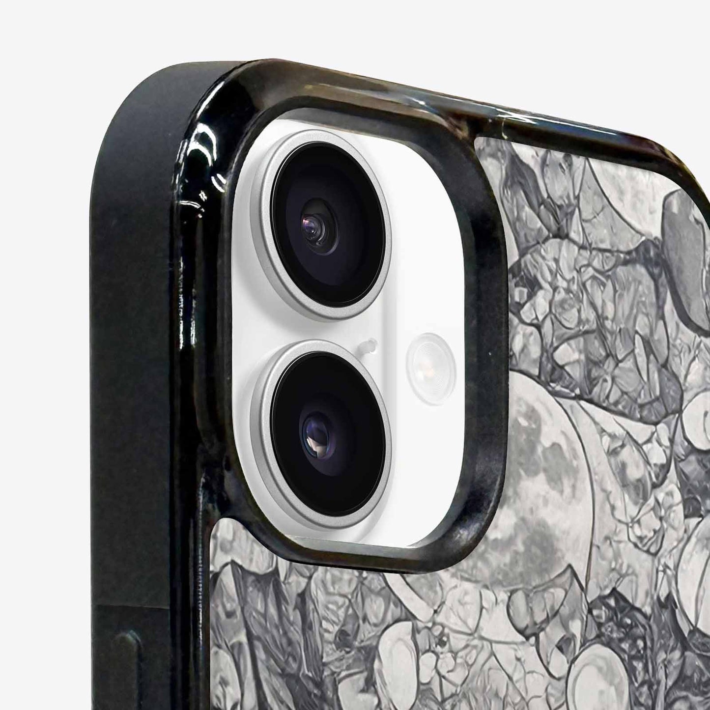 iPhone 16 Case — Wolves Everywhere Collage Overlap Small Wolf, Customized Protective Case