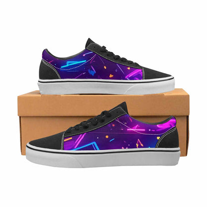 WOMEN'S 80s Retro Motif 80s Lace-Up Canvas Aesthetic Custom Shoes