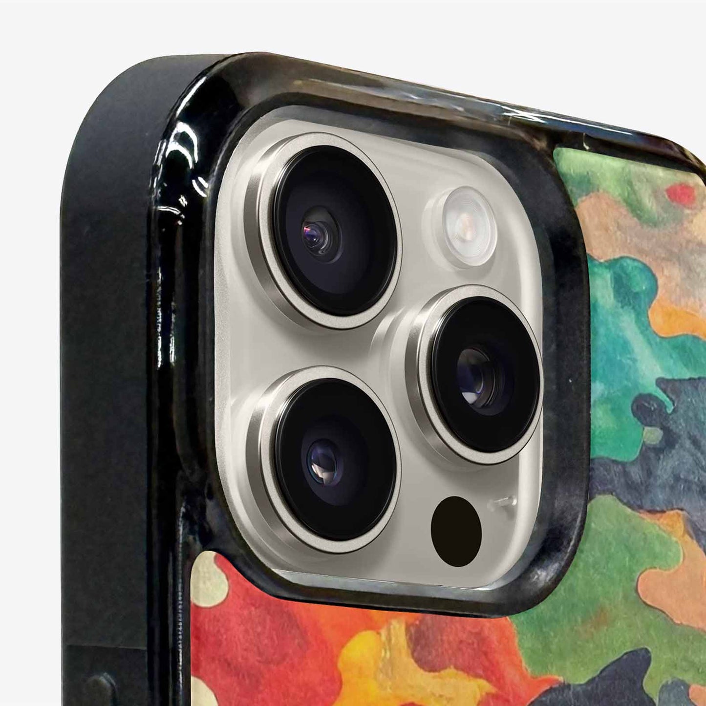 iPhone 16 Pro Max Case — Camo Patches Full Color Vibrant Camo, Custom Printed Phone Case