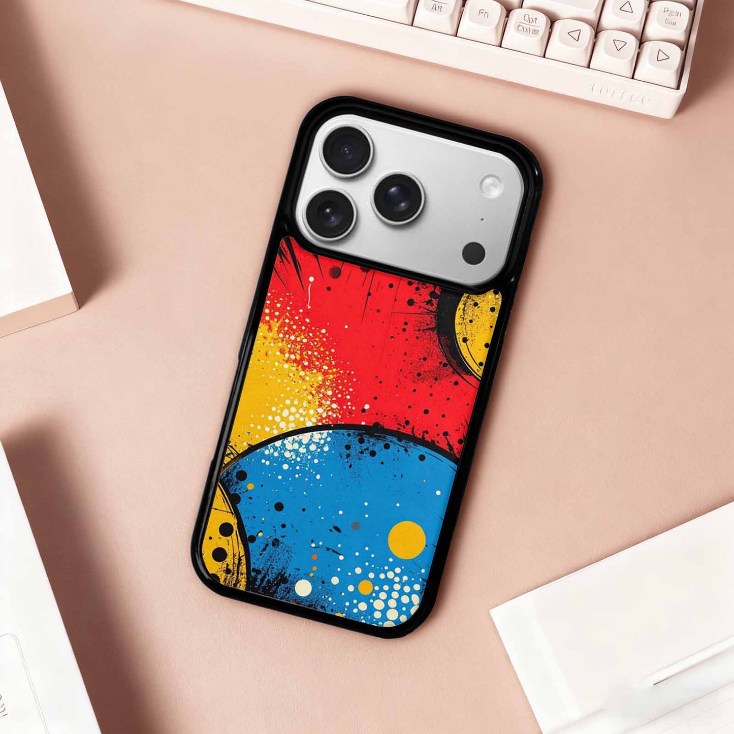iPhone 17 Pro Case — Small Comic Book Halftone Dot Original, Custom Phone Case