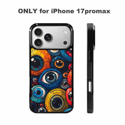 iPhone 17 Pro Max Case — Cartoon Eyeballs Cartoon Cute, Original Design Phone Case