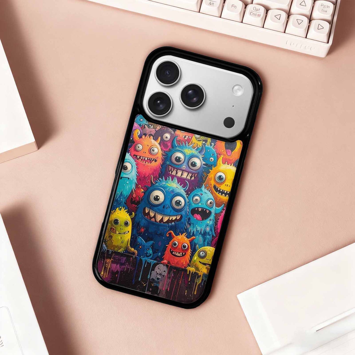 iPhone 17 Pro Case — Monsters General Cartoon Monst Kq1 Cartoon, Custom Made Phone Cover