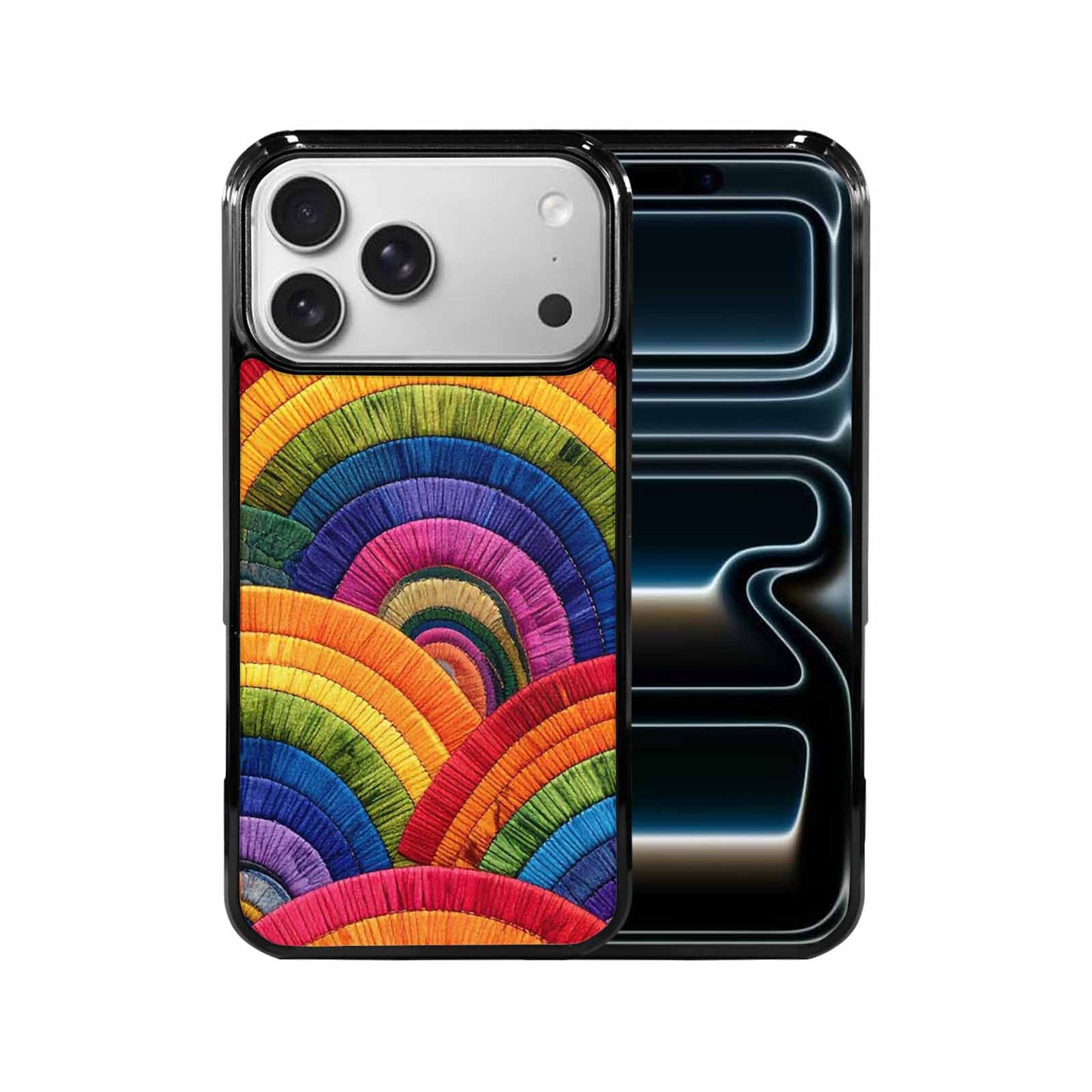 iPhone 17 Pro Max Case — Vivid Camo Rainbow Camo, Custom Printed Phone Case