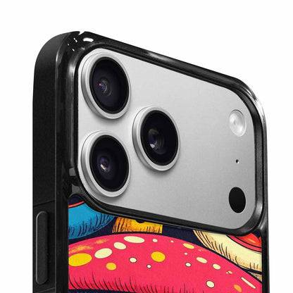 iPhone 17 Pro Max Case — Retro Mushroom Cartoon Art Retro Vintage, Unique Phone Case Design