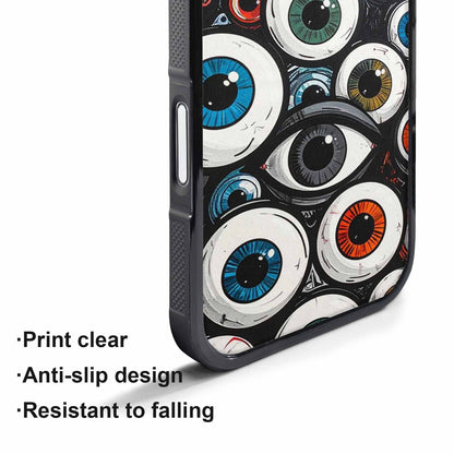 iPhone 17 Pro Case — Seamless Repeating Pattern Of Overlapping Cartoon, Unique Phone Case Design