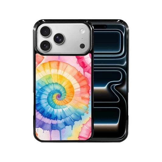 iPhone 17 Pro Max Case — Seamless Repeating Pattern Of Tie Dye, Customized Protective Case