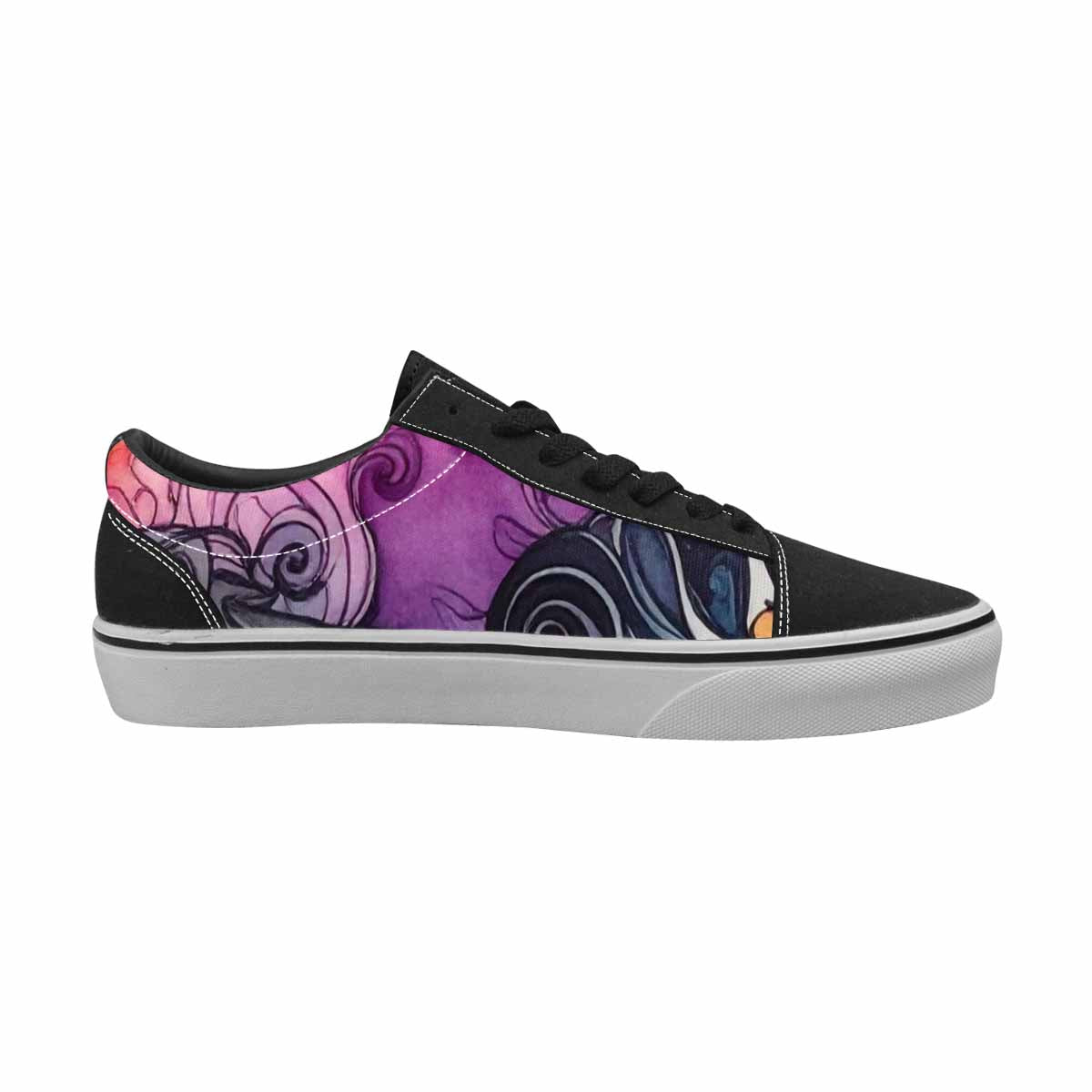 WOMEN'S Tie Lace-Up Canvas Surreal Custom Shoes