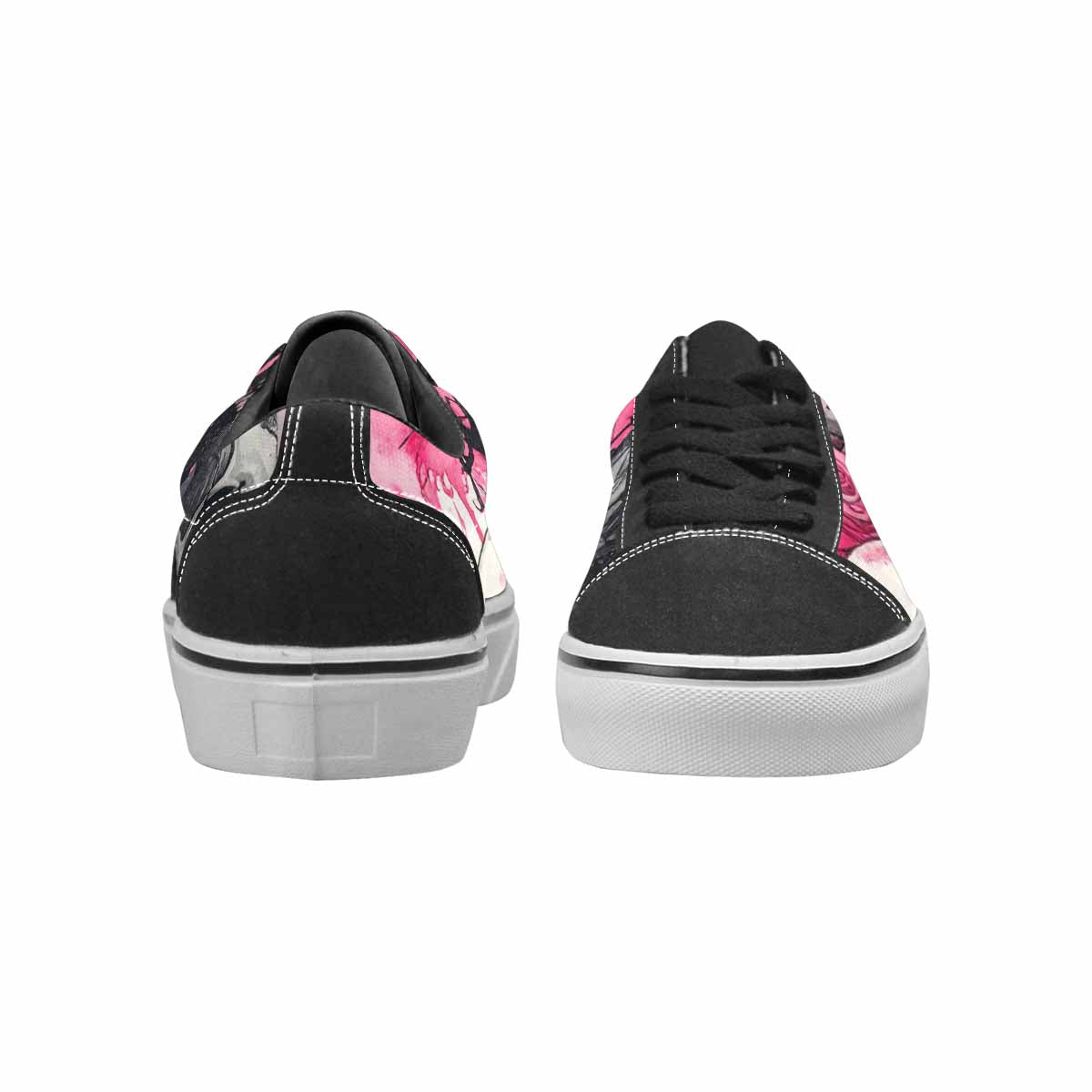 WOMEN'S Skull Roses Lace-Up Canvas Dreamcore Shoes