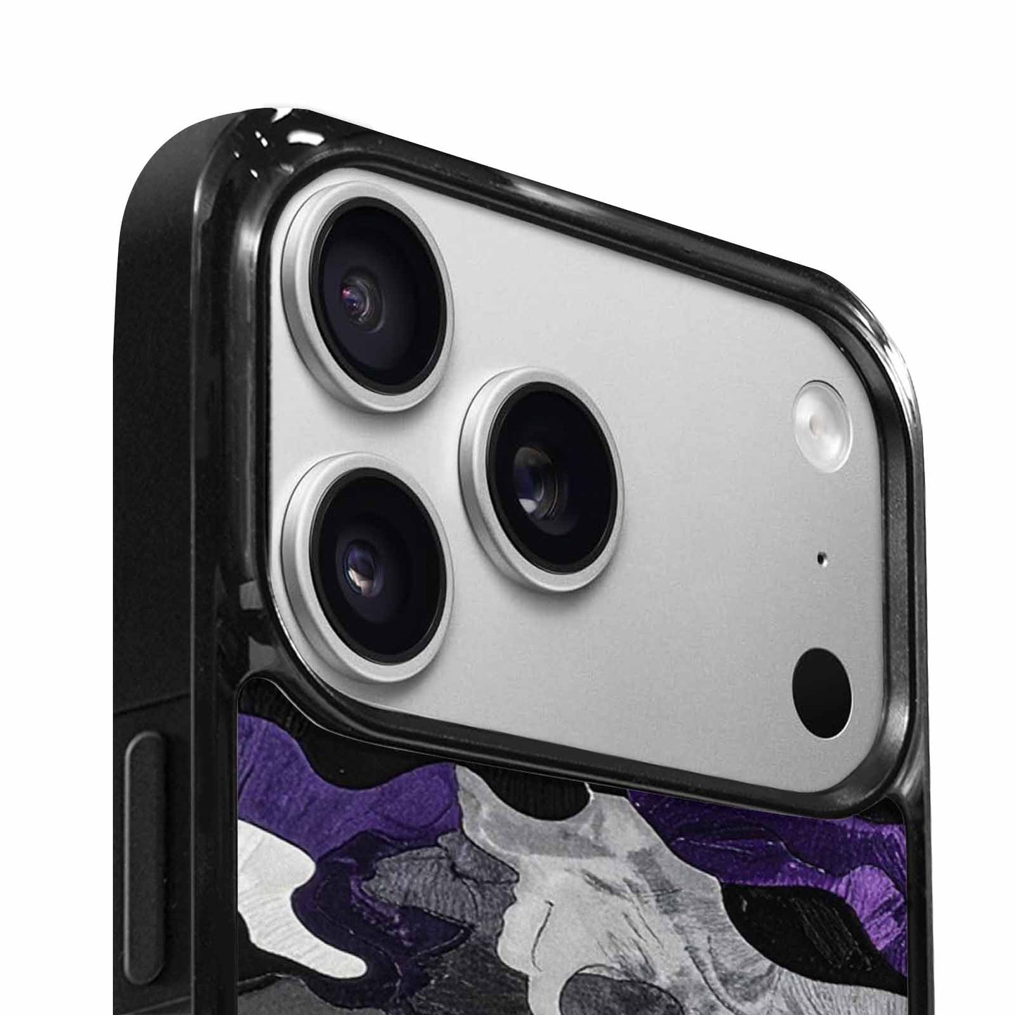 iPhone 17 Pro Case — Vivid Camo Asexual Pride Camo, Customized Protective Case