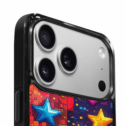 iPhone 17 Pro Case — Pixel Art Bit Burst Pattern Original, Original Design Phone Case