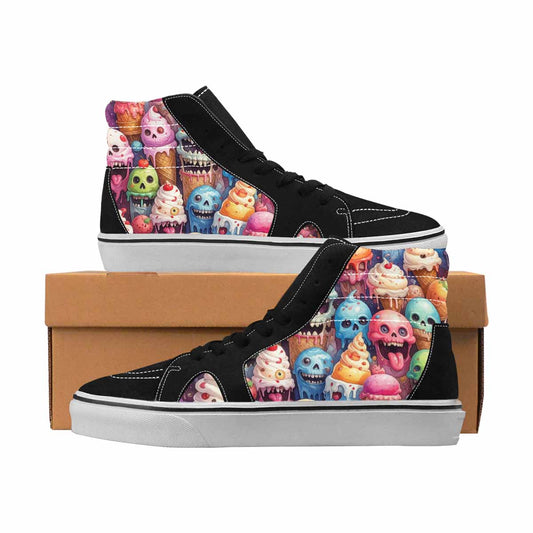 MEN'S Skulls High Top Canvas Boutique Aesthetic Sneakers
