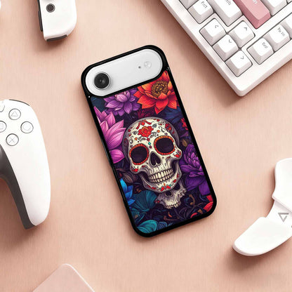 iPhone 17 Air Case — Lotus Many Hundreds Of Skulls Gothic, Custom Art Phone Cover