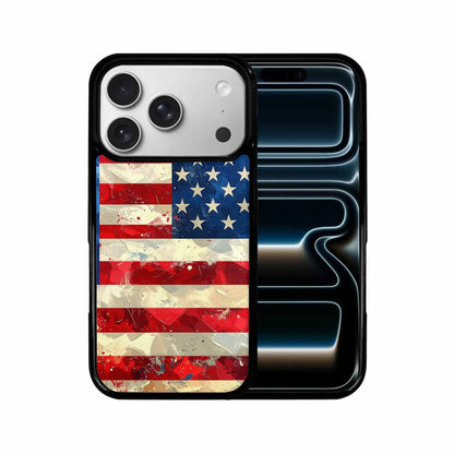 iPhone 17 Pro Case — Small American Flag Stars And Galaxy, Custom Made Phone Cover