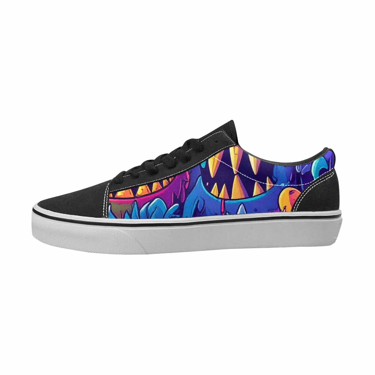 WOMEN'S Monsters Canvas Graphic Print Cottagecore Custom Print Sneakers