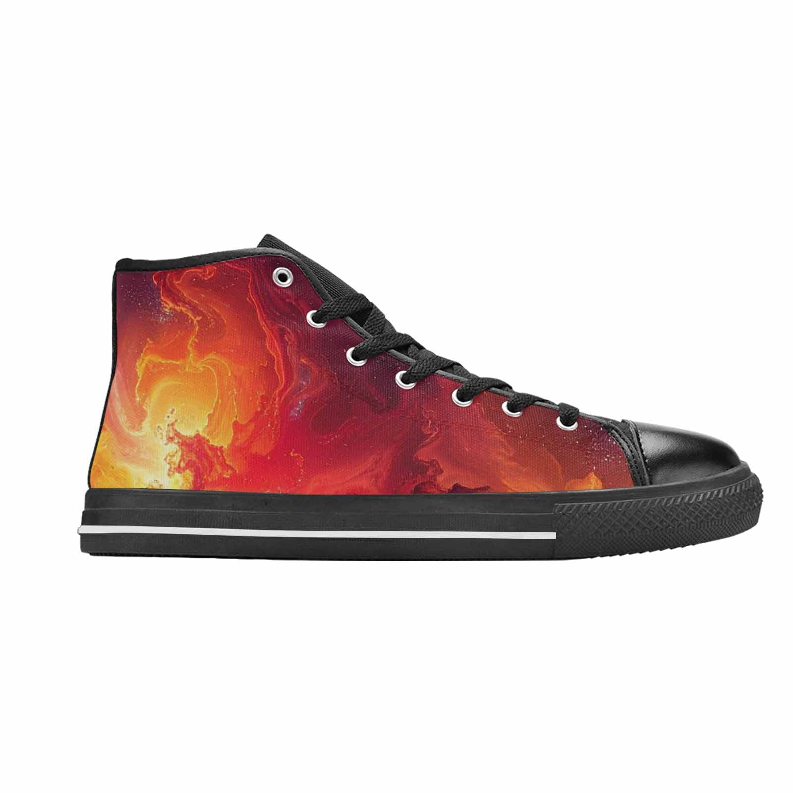 MEN'S Galaxy Art - High Top Canvas Wallpaper Art Shoes
