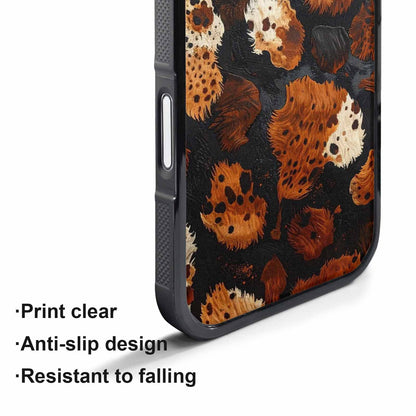 iPhone 17 Pro Max Case — Small Cow Animal Print Animal Print, Custom Designed Case Cover