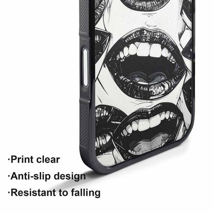 iPhone 17 Pro Case — Seamless Repeating Pattern Of Overlapping Cartoon, Custom Designed Case Cover