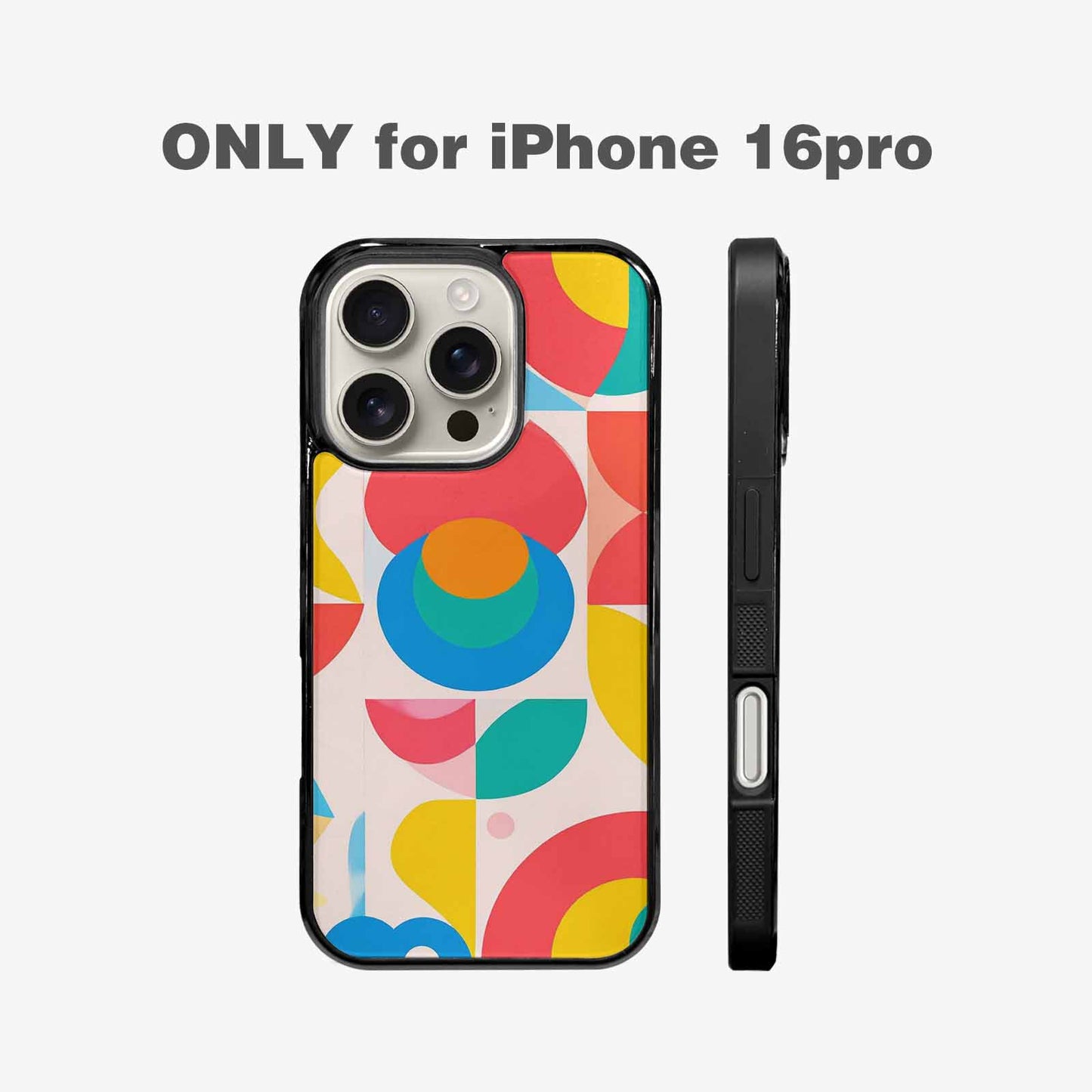 iPhone 16 Pro Case — 1960s Mod Cartoon Art Pattern, Unique Phone Case Design