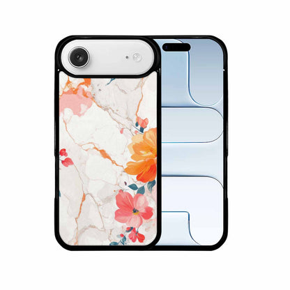 iPhone 17 Air Case — Marble Floral, Custom Print Case Cover