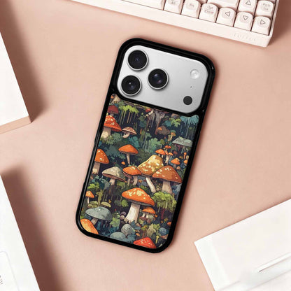 iPhone 17 Pro Case — Mushrooms Camomushrooms Patter Ojg Camo, Customized Protective Case