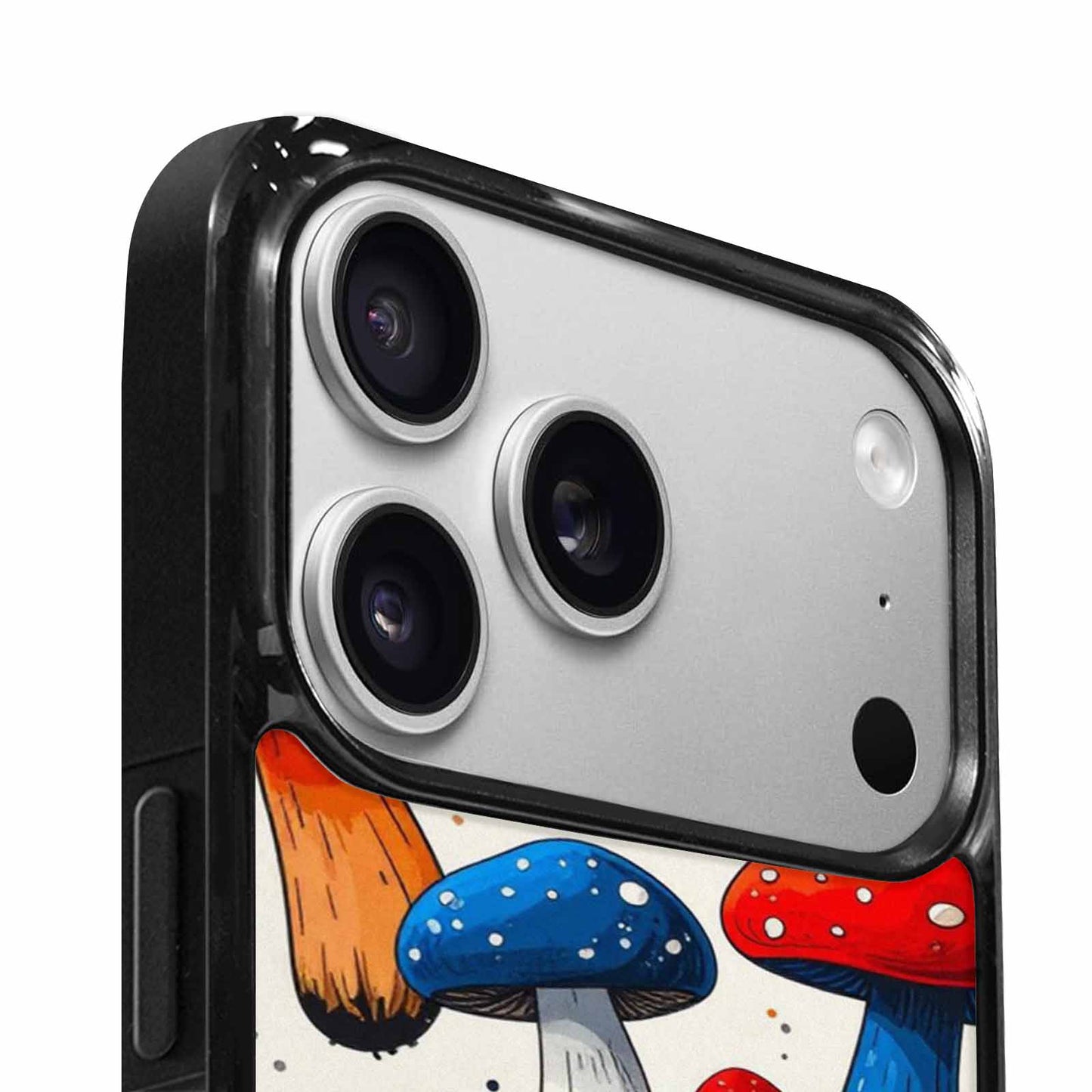 iPhone 17 Pro Case — Vivid Winter Mushroom Seamless Cartoon Cute, Unique Phone Case Design