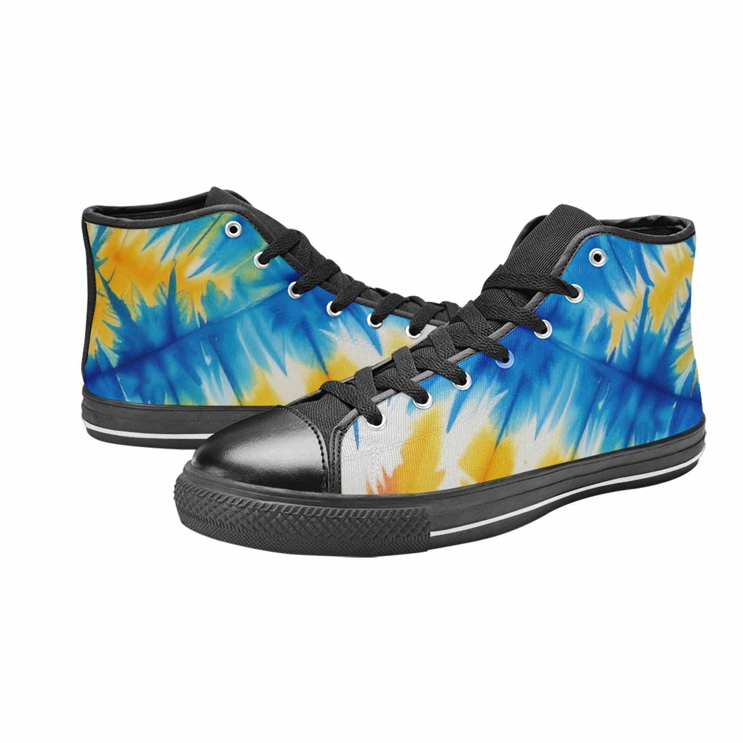 MEN'S Tie Dye Drip High Top Canvas Vivid Shoes