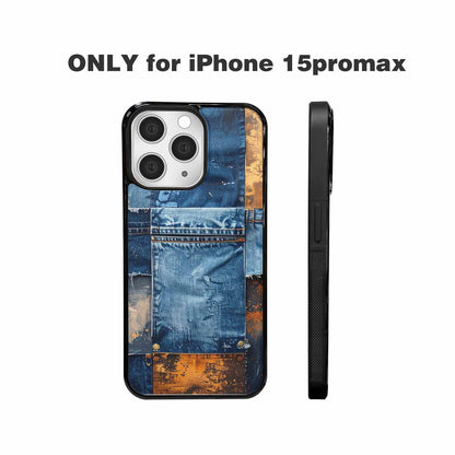 iPhone 15 Pro Max Case — Curve The Ripping Demin Tectures For, Original Design Phone Case