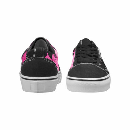 WOMEN'S Monsters (general) Lace-Up Canvas Cottagecore Custom Sneakers