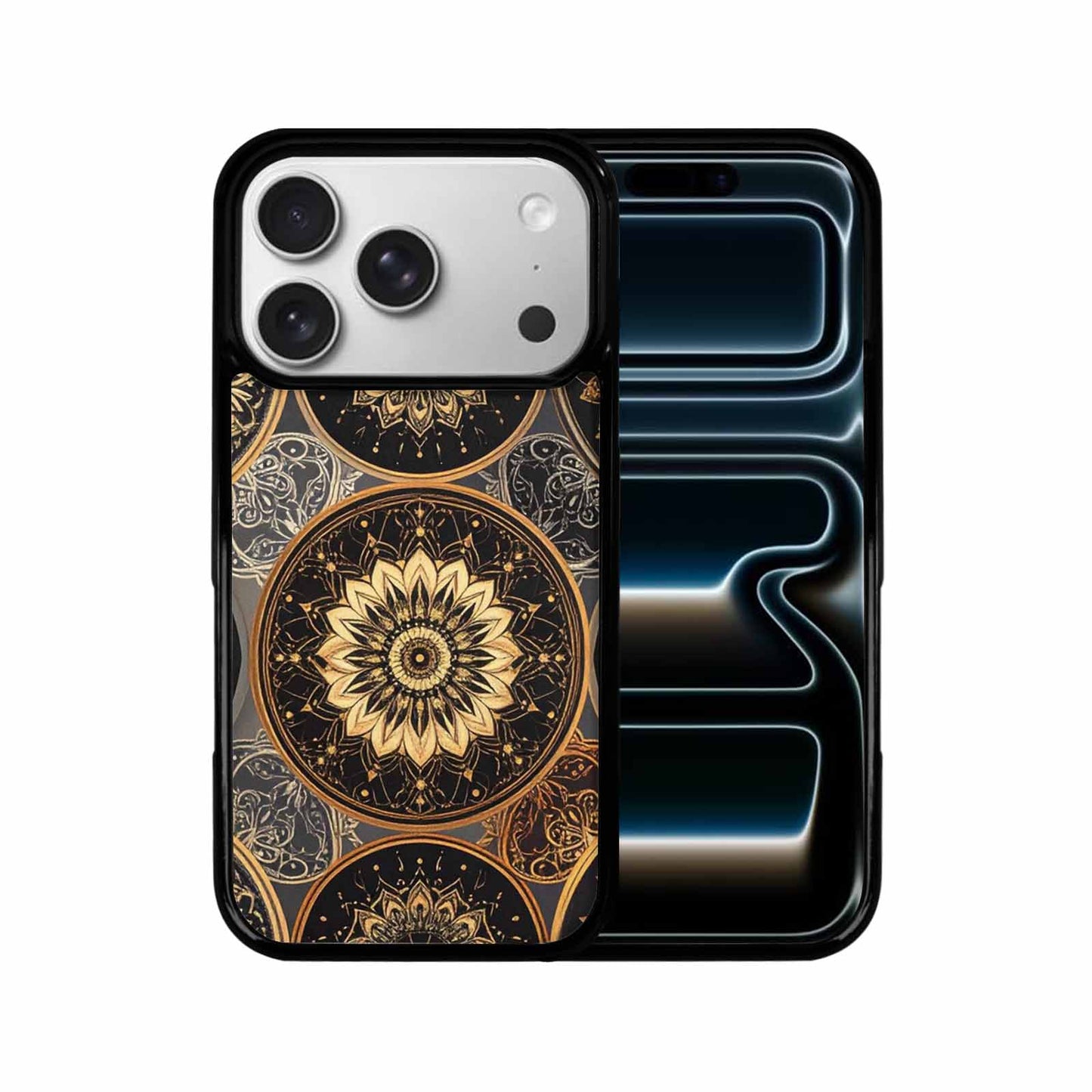 iPhone 17 Pro Case — Small Mandala Pattern Randomly Varying Floral, Custom Made Phone Cover